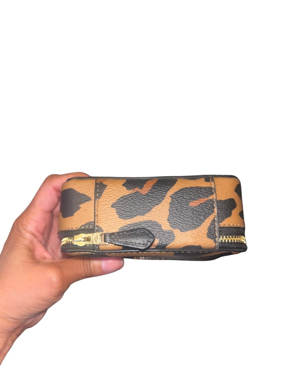 Coach  Leopard Print Leather Jewelry Case - Picture 7 of 11